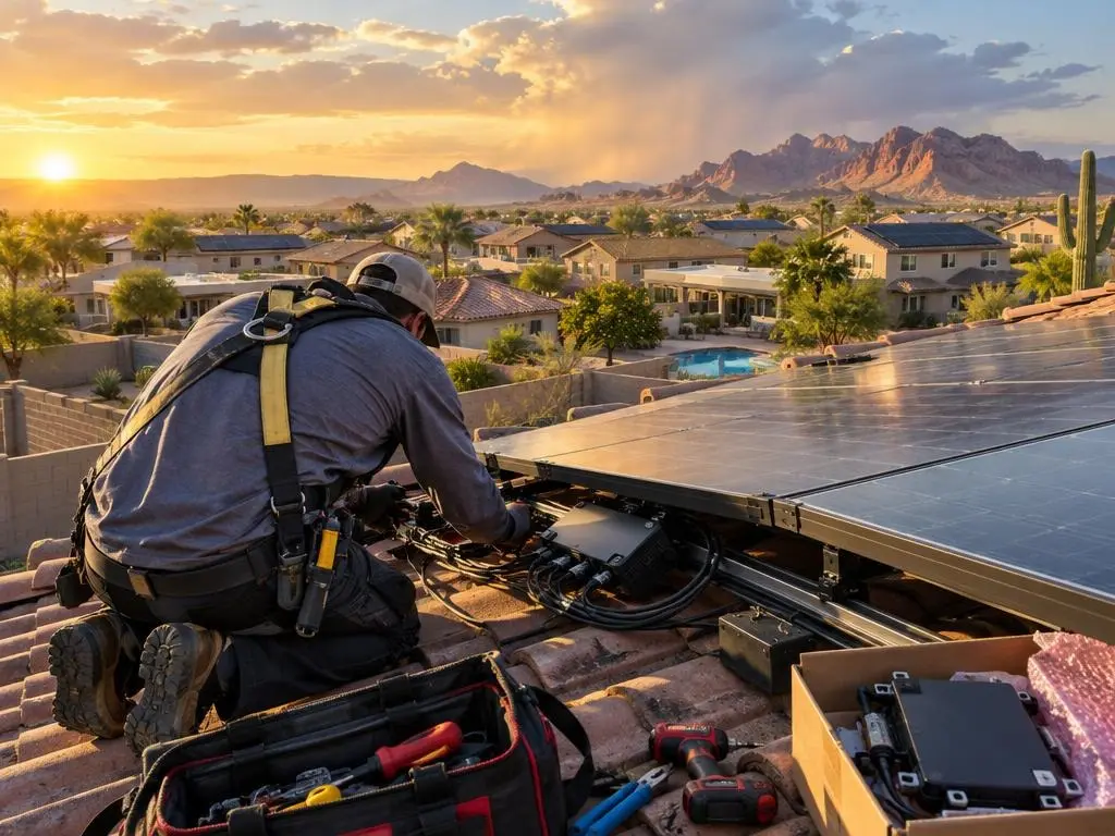 Microinverter Replacement in Mesa, AZ